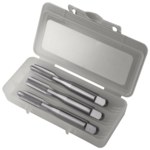 image of Greenfield Threading HTGP-3PC #12-24 UNC H3 Hand Tap Set 341821 - 4 Flute - Bright - 2.38 in Overall Length - High-Speed Steel