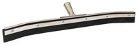 image of Weiler 455 Floor Squeegee - Metal Handle - 24 in Overall Length - 24 in Curved Heavy-Duty Rubber Blade - 45510