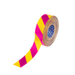 image of Brady ToughStripe Max Magenta, Yellow Marking Tape - 2 in Width x 100 ft Length - 0.024 in Thick - 62950