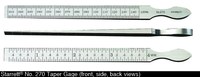 image of Starrett Taper Gauge 270
