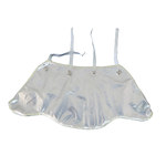 image of Chicago Protective Apparel Aluminized PBI Heat & Fire-Resistant Hood - Hook & Loop - ESD-690-APBI