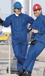 image of Ansell AlphaTec Blue 2XL Chemical-Resistant Jacket - Fits 62 in Chest - 076490-66429
