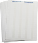 image of Brady LAT-56-361-2.5 Laser Printable Label - 1 in x 0.6 in - Polyester - Clear / White - B-361B - 89401
