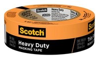 3M Scotch Heavy Duty 2020+-36AP Orange Masking Tape - 36 mm (1.41 in) Width x 55 m (60.1 yd) Length - 00541