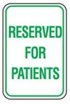 image of Brady Aluminum Rectangle White Parking Restriction, Permission & Information Sign - 12 in Width x 18 in Height - 103725