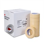 3M Highland 06544 Natural Automotive Masking Tape - 24 mm (1 in) Width x 55 m Length