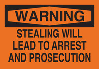 image of Brady B-401 High Impact Polystyrene Rectangle Orange Safety Sign - 14 in Width x 10 in Height - 95426