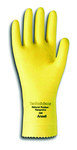 image of Ansell Technicians 390 Off-White 9 Unsupported Chemical-Resistant Gloves - 12 in Length - 13 mil Thick - 193955