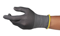 image of Ansell HyFlex 11580 Grey 9 Work Gloves - Automotive, Machinery and Equipment, Metal fabrication, Aerospace, Food processing and handling Grade - A6 Cut Resistance - Uncoated - 11580090