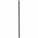 image of Bosch 7/32 in Extra Length Aircraft Drill Bit BL2641 - 6 in Overall Length - 4 in Twist Flute - Black Oxide