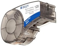 image of Brady Permasleeve M21-125-C-342 Printer Label Cartridge - 0.125 in x 7 ft - Polyolefin - Black on White - B-342 - 89993