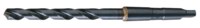 image of Chicago-Latrobe 110 31/64 in Taper Shank Drill 53131 - Right Hand Cut - Radial 118° Point - Steam Oxide Finish - 8.25 in Overall Length - 4.375 in Spiral Flute - High-Speed Steel - #2 Morse Taper Shan