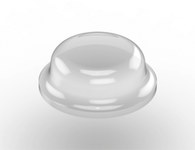 image of 3M Bumpon SJ5376 Clear Bumper/Spacer Pad - Cylindrical Shaped Bumper - 0.315 in Width - 0.11 in Height - 26791
