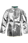 image of National Safety Apparel CARBON ARMOUR Molten Metal Protective Jacket NL C22NL2X30 - Size 2Xl - Silver