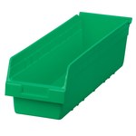 image of Akro-Mils Shelfmax 686 cu in Green Shelf Storage Bin - 23 5/8 in Length - 6 5/8 in Width - 6 in Height - 1 Compartments - 30094