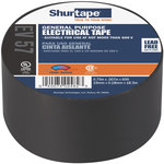 image of Shurtape Black Electrical Tape - 3/4 in Width x 60 ft Length - 7.0 mil Thick - SHURTAPE 104808