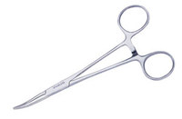 Excelta Two Star Serrated Hemostat - Curved Tip - 5 in Length - 36-SE