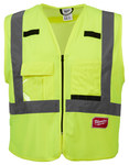 image of Milwaukee High-Visibility Vest 48-73-5022 - Size Large/XL - Yellow - 55255