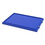 Akro-Mils Blue Tote Lid - 19 3/4 in Overall Length - 13 3/4 in Width - 3/4 in Height - For Use With: 35200 - 35201 BLUE