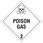 image of Brady B-101 Polycoated Tagstock Square White Truck Placards Sign - 10 3/4 in Width x 10 3/4 in Height - 60428