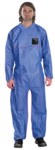image of Ansell Microchem AlphaTec Flame-Retardant Coverall 68-1500 PLUS FR NR17-S-92-103-04 - Size Large - Blue - 06237