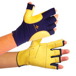 image of Impacto 509-20 RH Medium Grain Leather/Nylon/Spandex/Viscolas Work Glove - 50920110032