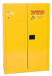 image of Eagle Hazardous Material Storage Cabinet YPI-77, 30 gal, Steel, Yellow - 00178