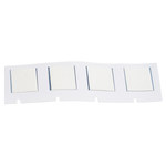 image of Brady PermaSleeve M4-375-075-342 Heat-Shrink Labels - 0.645 in x 0.75 in - Polyolefin - Black on White - B-342 - 59149