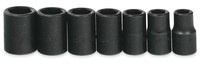 image of Williams JHWWS-4-7RC 6 Point Shallow Socket Set - 1/2 in Drive - Shallow Length - 32410