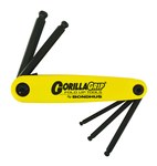 image of Bondhus GorillaGrip 12894 Fold-up Ball End Tip Set
