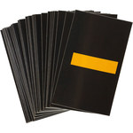 image of Bradylite 5905-DSH Punctuation Label - Yellow on Black - 1 in x 1 1/2 in - B-997 - 59086
