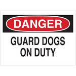 image of Brady B-555 Aluminum Rectangle White Security Sign - 10 in Width x 7 in Height - 40661