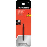 image of Black & Decker 1/8 in Glass/Tile Drill Bit 16900 - 2 1/4 in Overall Length - Carbide
