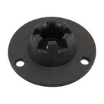 image of PIP E-Flare 939-EFAVBASE Black Rubber Aviation Base Mount - 6 1/4 in Width - 2 in Height - 616314-83914