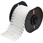 image of Brady PermaSleeve B33D-125-2-344 Die-Cut Printer Sleeve - 2 in x 0.235 in - Polyolefin - White - B-344 - 98171