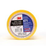 image of 3M 471 Yellow Marking Tape - 4 in Width x 36 yd Length - 5.2 mil Thick - 68862