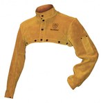 image of Tillman Bourbon Brown XL Leather/Kevlar Welding Cape Sleeves - 608134-32214