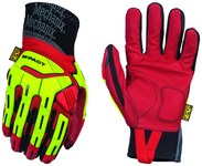 image of Mechanix Wear M-Pact XPLOR Fluorescent Yellow Small Armortex Work Gloves - MPGR-91-008