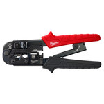 image of Milwaukee 48-22-3074 Pass-Through Crimper & Stripper - Steel, Rubber - 84822
