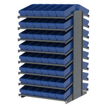 image of Akro-Mils APRD18168 Fixed Rack - Gray - 16 Shelves - APRD18168 BLUE