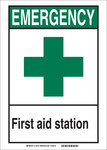 image of Brady B-302 Polyester Rectangle Fire Safety Sign - 7 in Width x 5 in Height - Laminated - 119217