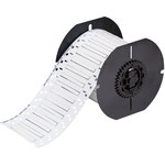image of Brady PermaSleeve B33D-94-2-344 Die-Cut Printer Sleeve - 2 in x 0.182 in - Polyolefin - White - B-344 - 98160