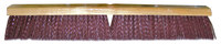 Weiler Vortec Pro 448 Push Broom Kit - Hardwood 60 in Handle - Maroon Polypropylene 3 1/4 in Bristle - 18 in Hardwood Block - 44863