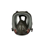 image of 3M 6000 Series 6900 Gray Large Silicone/Thermoplastic Elastomer Full Mask Facepiece Respirator - 051138-54159
