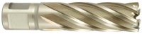 image of Cle-Line 4500 15/16 in Annular Cutter C34102 - Bright Finish - 2.37 in Overall Length - 1.3 in Flute - High-Speed Steel - 2 Flats Shank