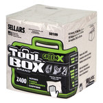 image of Sellars Toolbox Z400 Wipe, DRC, - 11.88 in x 13 in - Natural - SELLARS 50109