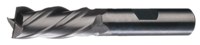 image of Cleveland End Mill C42294 - 3/16 in - High-Speed Steel - 4 Flute - 3/8 in Straight w/ Weldon Flats Shank