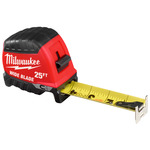 image of Milwaukee ABS Plastic Tape Measure 48-22-1225M - 1.38 in Width