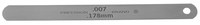 image of Precision Brand Spring Steel Feeler Gage 19R1 - 1/2 in Width x 5 in Length x 0.001 in Thick