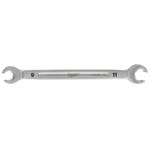 image of Milwaukee 45-96-8350 Double End Flare Nut Wrench - Chrome Vanadium Steel - 151.13 mm